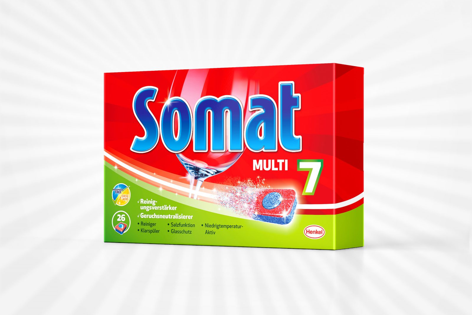 Somat packaging — shelf presence across the range